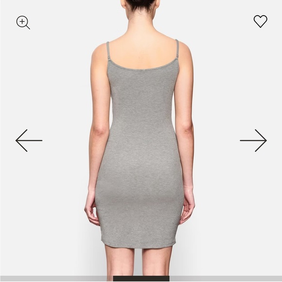 SKIMS Heather Gray SOFT LOUNGE SLIP DRESS M - Picture 4 of 4